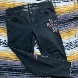 Embroidered jeans